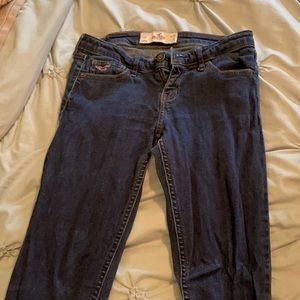 Hollister dark low rise skinny Jean 3s